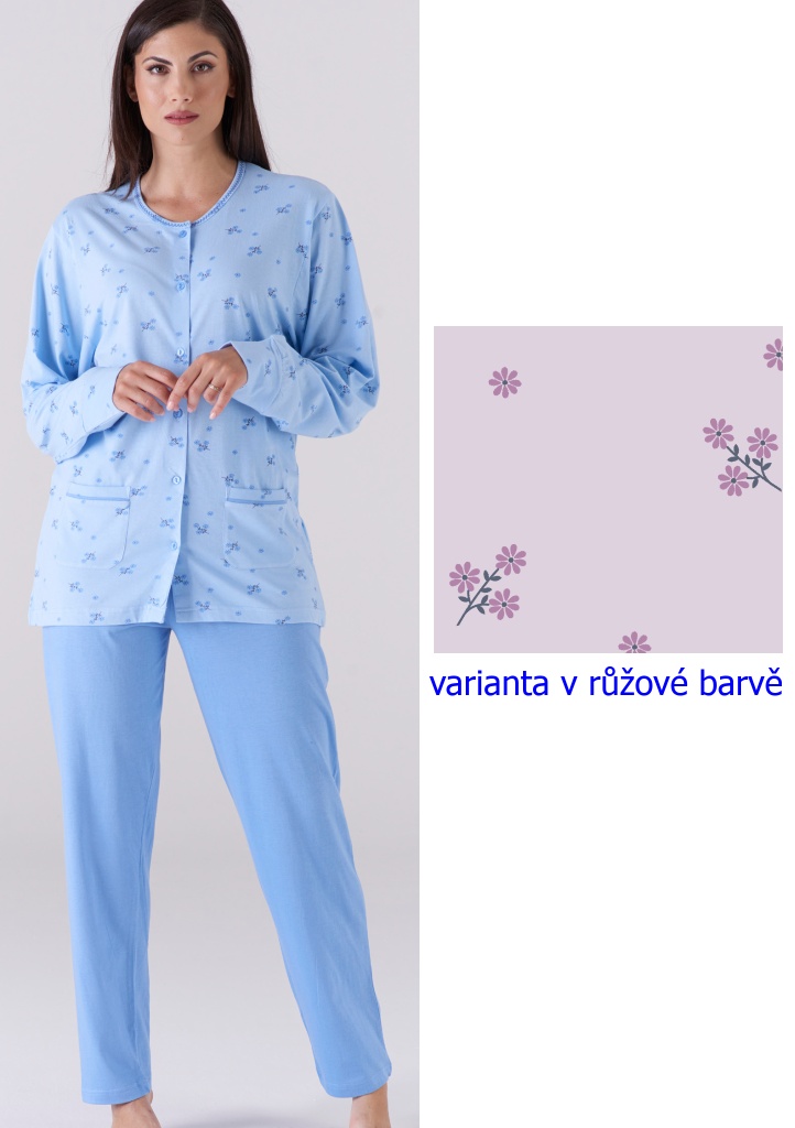 Dámské pyžamo KARELPIU KC6002 M Růžová