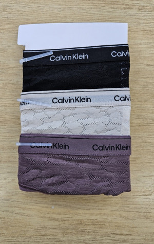 Dámske brazilky Calvin Klein QD5225E 3PACK PZ2