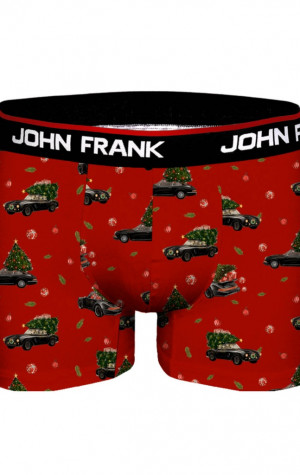 Pánske boxerky John Frank JFBD53-CH-XMAS CAR