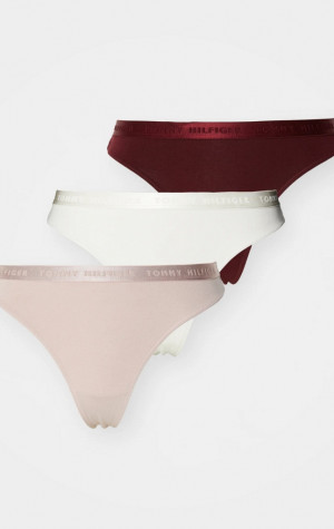 Dámská tanga Tommy Hilfiger UW0UW04480 3pack