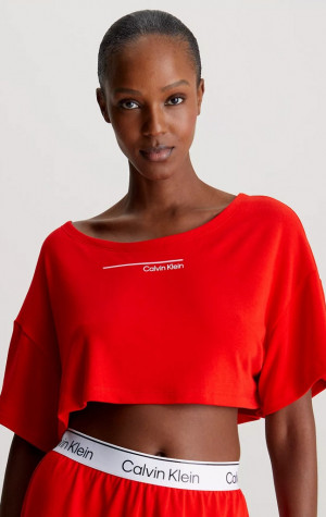 Dámský crop top Calvin Klein KW0KW02478