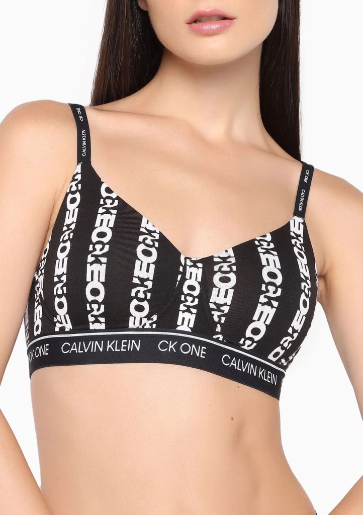 Obrázok Dámska podprsenka Calvin Klein QF6094 XL Čierna