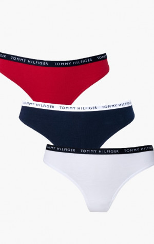 Dámska tanga Tommy Hilfiger UW0UW02829 0WS 3PACK