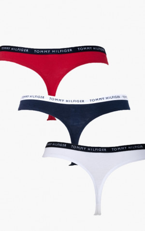 Dámska tanga Tommy Hilfiger UW0UW02829 0WS 3PACK