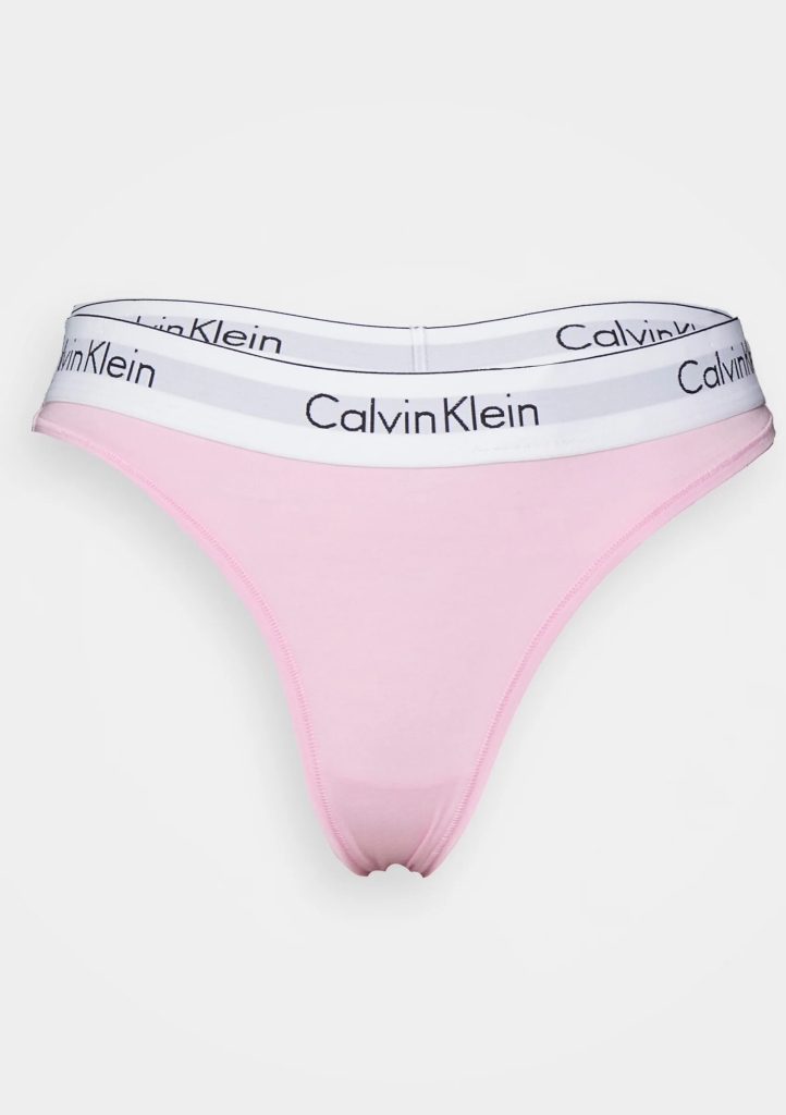Dámské tanga Calvin Klein F3786 L Růžová