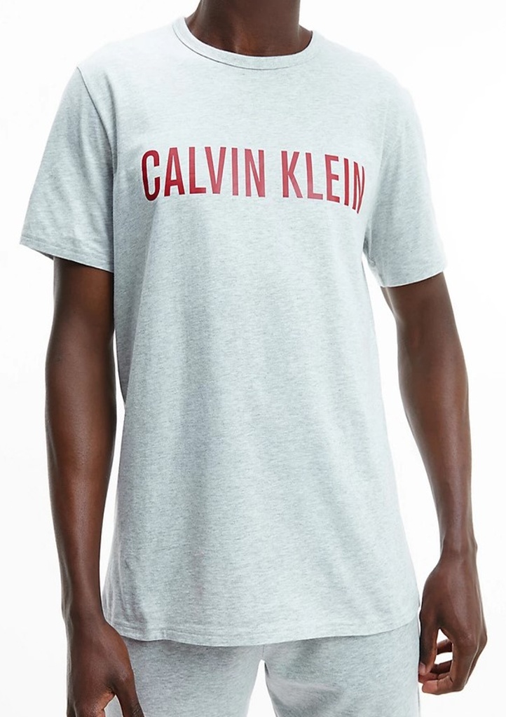 Pánské tričko Calvin Klein NM1959 M Sv. šedá