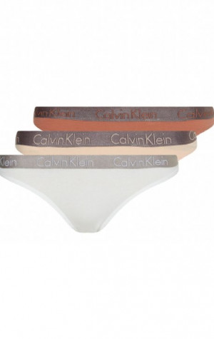 Dámské kalhotky Calvin Klein QD3561 1CZ 3pack